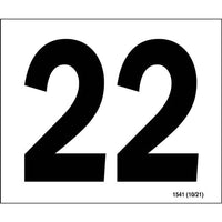 JJ Keller "22" Annual Inspection Label (Pack of 10)