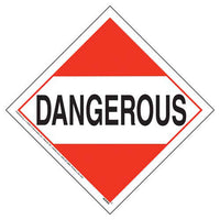 J.J. Keller Dangerous Placard - Worded