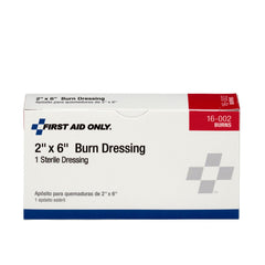 First Aid Only 2" x 6" Burn Dressing, 1 Per Box