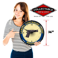 Lawful Concealed Carry 14" LED Wall Clock