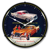 1958 Studebaker Hawk 14" LED Wall Clock