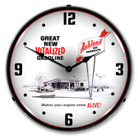 Ashland Oil Products "Makes Your Engine Come Alive" 14" LED Wall Clock