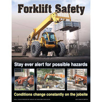 JJ Keller The Forklift Workshop for Construction Training Program - Awareness Poster