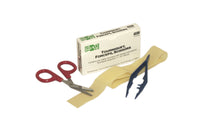 First Aid Only Rubber Tourniquet, Tweezers, Scissors, 1 of Each in the Kit (42 boxes)