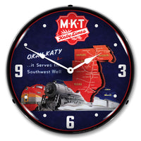 MKT Katy Lines 14" LED Wall Clock