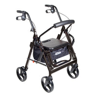 Drive Medical Duet Rollator/Transport Chair with 8" Casters