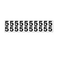 JJ Keller Individual 1.25" Vinyl Numbers