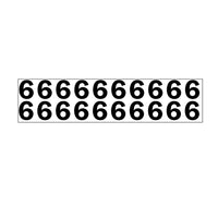 JJ Keller Individual 1.25" Vinyl Numbers