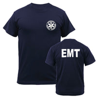 Kemp USA EMT T-Shirt, Navy, Printed Front & Back