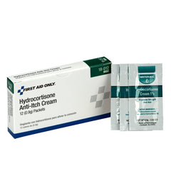 First Aid Only Hydrocortisone Cream, 12 Per Box