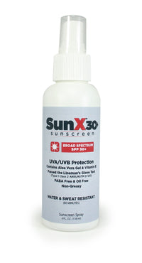 First Aid Only SunX3 Sunscreen Spray, 4 oz. Pump, SPF 3, Case of 12(Pack of 50)