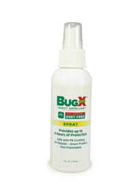 First Aid Only BugX DEET FREE Insect Repellent Spray, 4 oz. Bottle, Case of 12(Pack of 50)