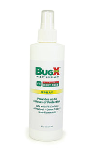 First Aid Only BugX DEET FREE Insect Repellent Spray, 8 oz. Bottle, Case of 12