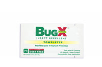 First Aid Only BugX DEET FREE Insect Repellent Wipes, 50 Per Box(Pack of 6)