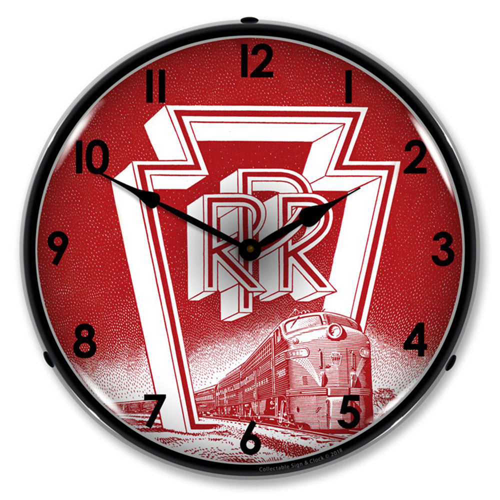 Pennsylvania Railroad 14" LED Wall Clock
