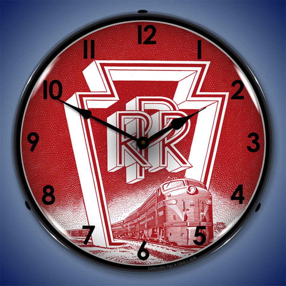Pennsylvania Railroad 14" LED Wall Clock