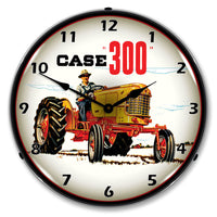 Case 300 Tractor 14" LED Wall Clock