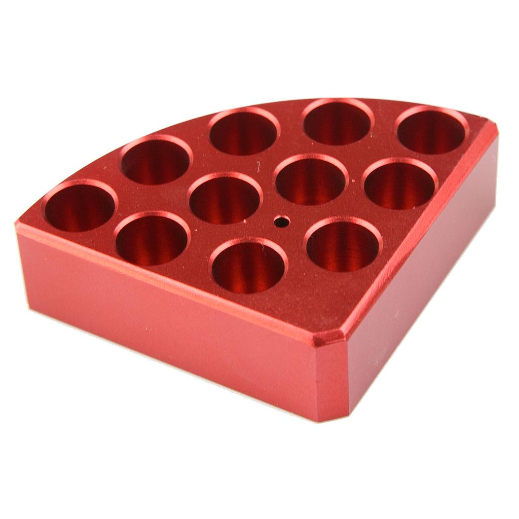Scilogex Aluminum Red Quarter Reaction Block