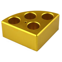 Scilogex Aluminum Gold Quarter Reaction Block