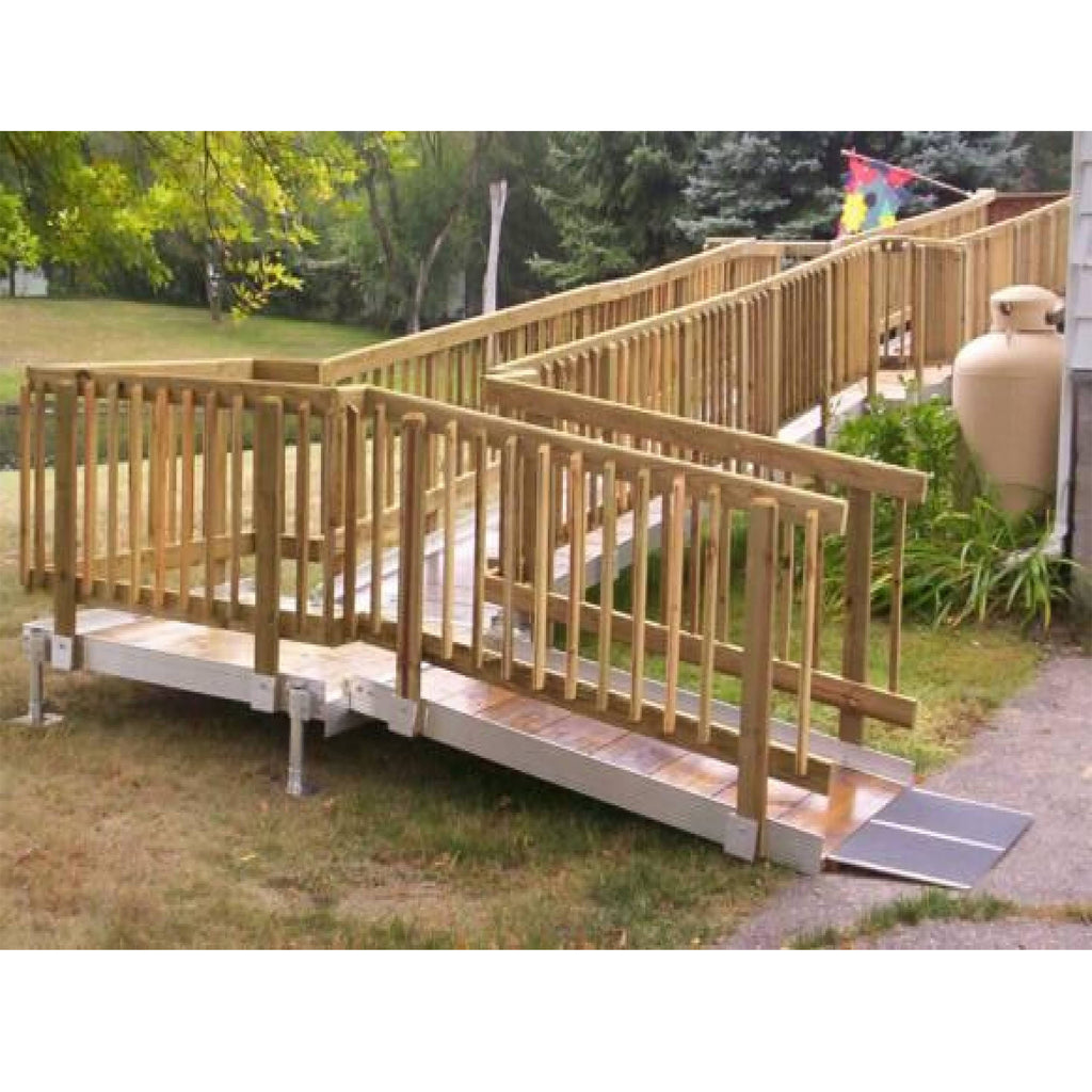 Rampit USA W.A.R. Series 39" Wide Wood-Aluminum Ramp