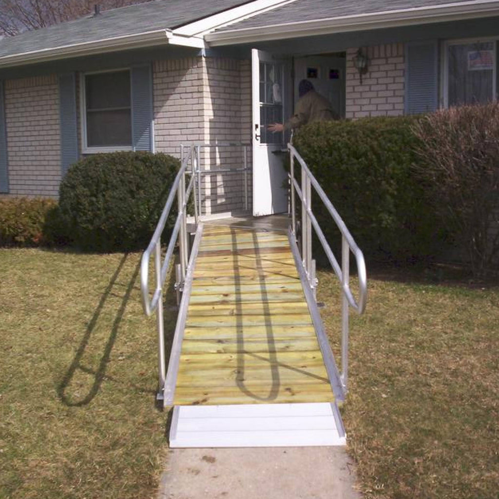 Rampit USA W.A.R. Series 39" Wide Wood-Aluminum Ramp