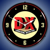 DX Lubricating Motor Fuel 14" LED Wall Clock