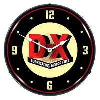 DX Lubricating Motor Fuel 14" LED Wall Clock