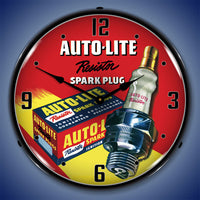Autolite Resistor Spark Plugs 14" LED Wall Clock