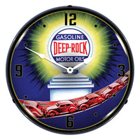 Deep-Rock Gasoline Motor Oils 14" LED Wall Clock