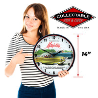The Exciting 1955 Metropolitan 14" LED Wall Clock