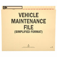 JJ Keller Vehicle Maintenance - File Folder