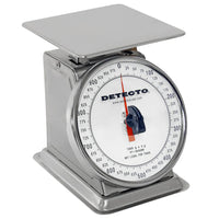 Detecto PT-1000SRK Top Loading Rotating Dial Scale, 1000 Gram Capacity, Stainless Steel