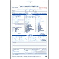 JJ Keller Detailed Driver's Vehicle Inspection Report, 3-Ply, Carbonless, with Blue Ink, Stock