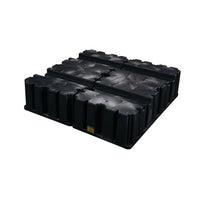 Justrite 4 Drum Plastic Pallet Without Drain - Black