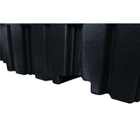Justrite 4 Drum Plastic Pallet Without Drain - Black