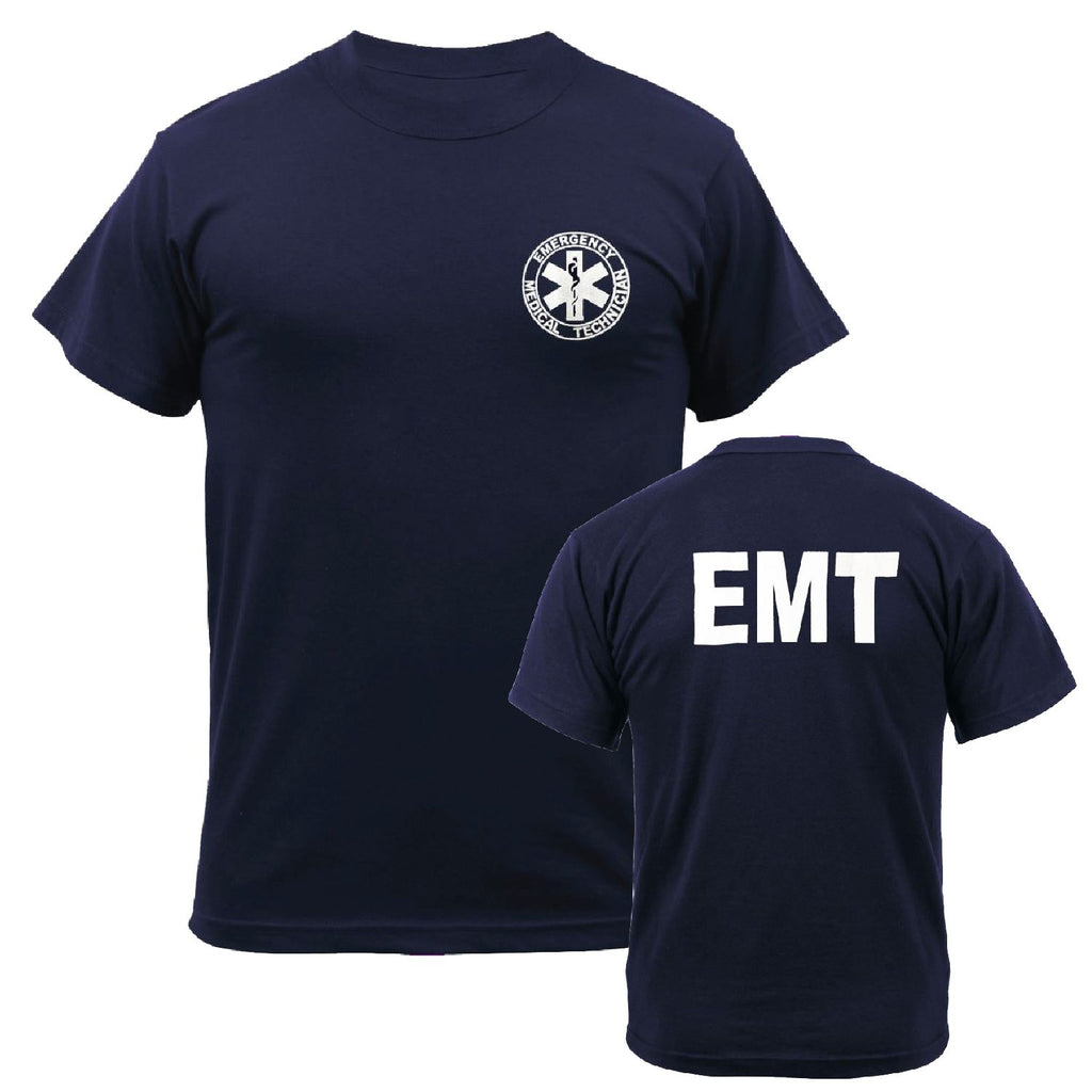 Kemp USA EMT T-Shirt Navy – 100% Cotton Field Identification Shirt