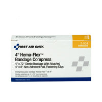 First Aid Only 4" Hema-Flex Bandage Compress, 1 Per Box(Pack of 150)