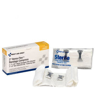 First Aid Only 3" Hema-Flex Bandage Compress, 2 Per Box(Pack of 100)