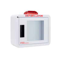 Cubix Safety Premium Compact AED Cabinet with Alarm & Strobe
