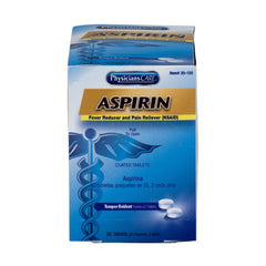 First Aid Only Physicians Care Aspirin Tablets, 50 Count, 325 mg.