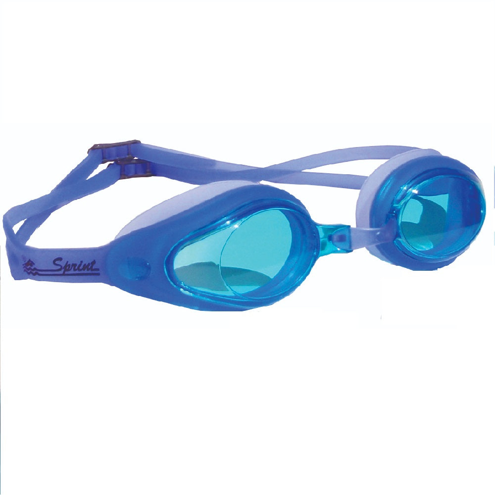Sprint Aquatics DeLuxe Goggles - Professional Anti-Fog Aquatic Eyewear