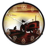 Working in the Field 14" LED Wall Clock