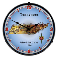 State of Tennessee 14" LED Wall Clock