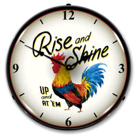 Rise and Shine 14" LED Wall Clock