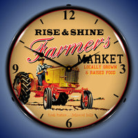 Farmers Market 14" LED Wall Clock