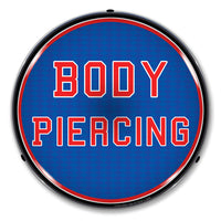 Body Piercing 14" LED Front Window Business Sign