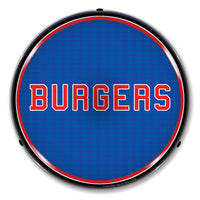 Burgers 14" LED Front Window Business Sign