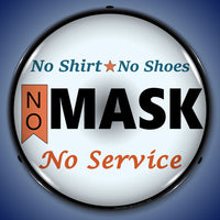 No Mask No Service 14" LED Front Window Business Sign