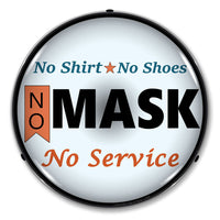 No Mask No Service 14" LED Front Window Business Sign