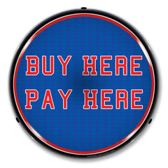 Buy Here Pay Here 14" LED Front Window Business Sign